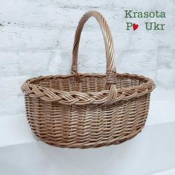 польські кошики з цільноі лози