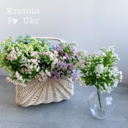 Букет "гіпсофіла трендова", 5 кольорів