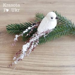 пташка новорічна для декору