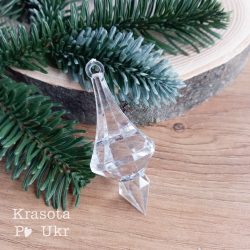 Кристалик малий для новорічного декору
