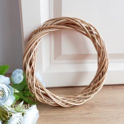 Плетена основа (25 см) для вінка, натуральна