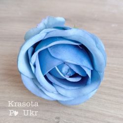 голівки троянд в синіх кольорах