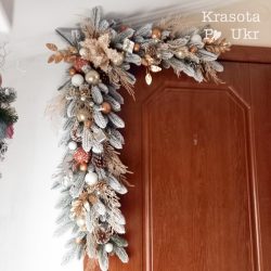 Кутова гірлянда-арка 60*90 см, колекція “Ароматне Різдво”