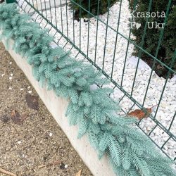 Гірлянда 1,5 м лита, блакитна з ялинки