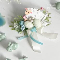 квіти в стилі канзаші в дитячих пасхальних декорах