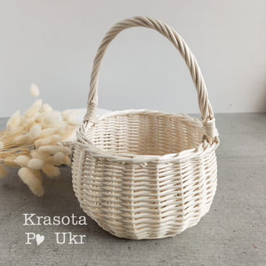 кошик бочка з цільної лози оптом