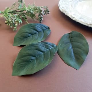 Листя 11 см велике для декору, 3 штуки