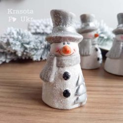 сніговик з кераміки