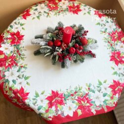 Скатертина з різдвяними мотивами купити недорого Україна
