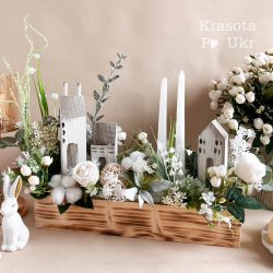 великодня композиція на камін