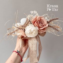 Декор пасхальний з великими квітами