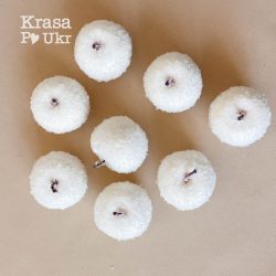 Декоративні яблучка "в крихті", для творчості