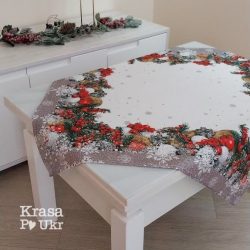 Скатертина 90*90 см, “Різдвяна історія”