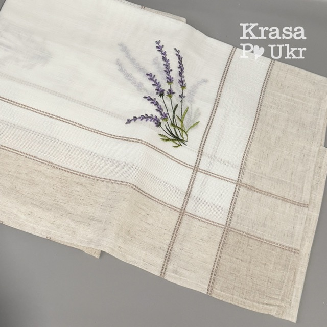 скатертина з лавандою