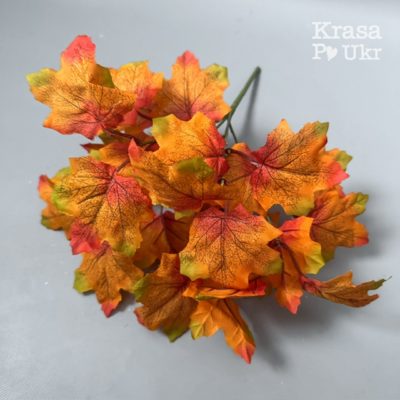 Осінній букет кленового листя (32 см)