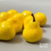 Грушка “секель” для декору (4 см), жовта