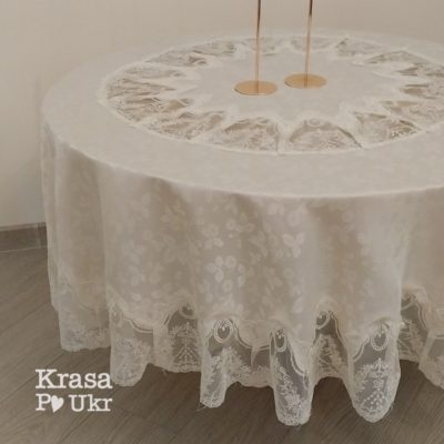 Скатертина на круглий стіл