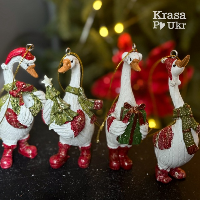 IMG_1256 | Krasa Po Ukr Керамічна іграшка 11,5 см “Різдвяний гусак”