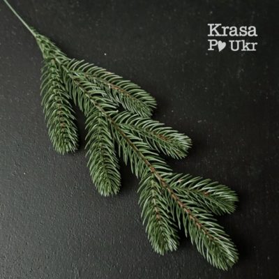 IMG_1515 | Krasa Po Ukr #9 Гілка литої хвої зелена