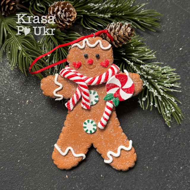 IMG_9879 | Krasa Po Ukr Іграшка на ялинку 12,5 см "пряничний чоловічок"