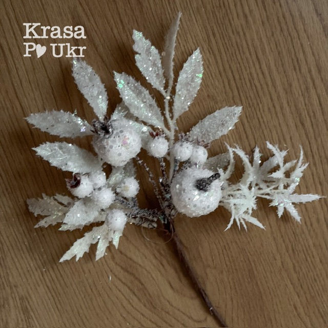 IMG_2362 | Krasa Po Ukr Букет білий із засніженими плодами та листям