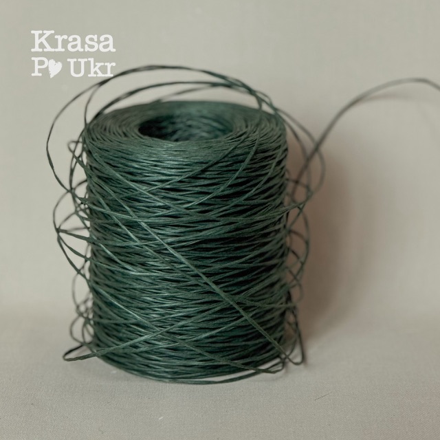 IMG_2384 | Krasa Po Ukr Флористичний дріт 200 м зелений у мотку для декору