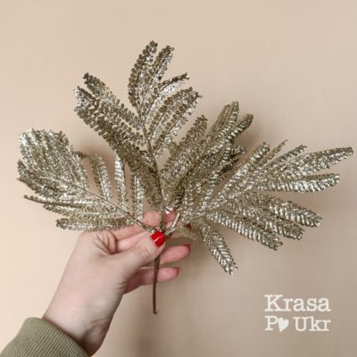 Новорічна букет “павич” – шампань