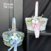 Пасхальна корзинка для дівчинки або хлопчика з чохлом 19 см Krasa Po Ukr