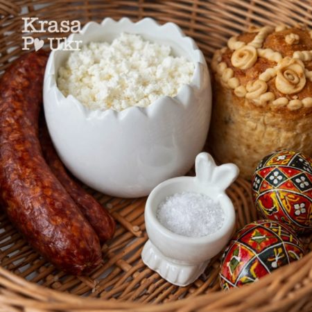 Комплект для організації продуктів у кошик, біла кераміка (2 ємності)