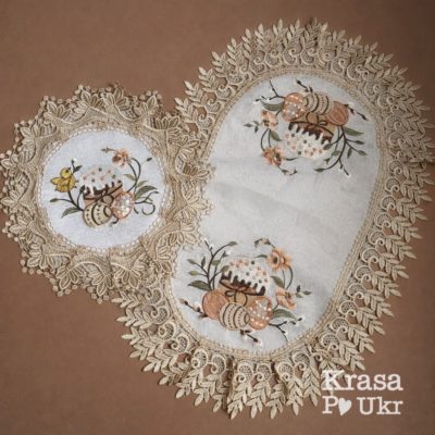 Пасхальний комплект рушників з вишивкою |  Krasa Po Ukr