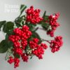 Букет 35 см або гілка штучної червоної декоративної калини