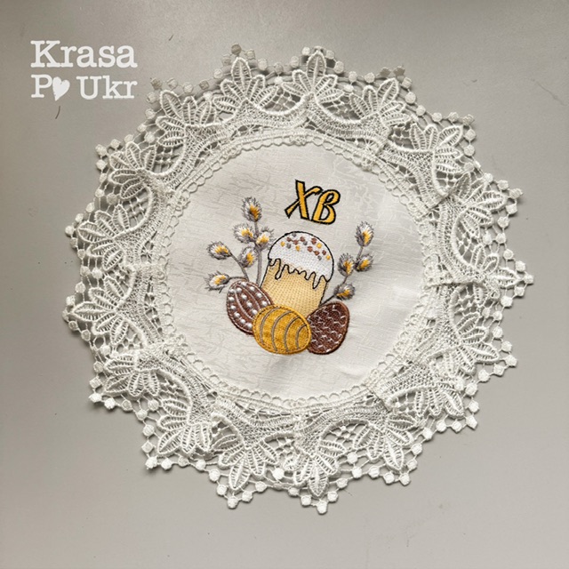 Серветка на дитячий кошик з мереживом 30 см купити недорого Krasa Po Ukr Серветка на дитячий кошик з мереживом 30 см купити недорого Krasa Po Ukr
