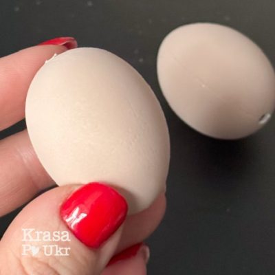 Яйце-заготовка 3,5 см для великоднього декору, колір мокко