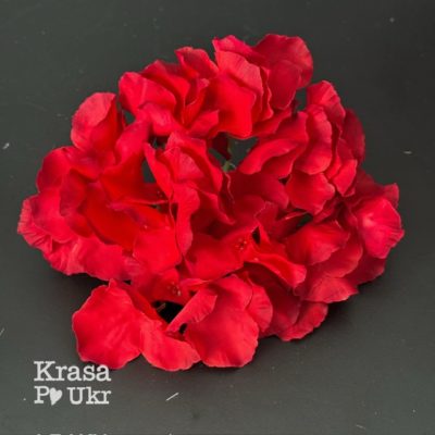 #2621-5 Червона гортензія для декору