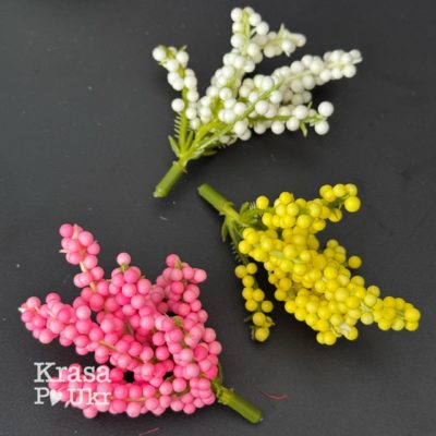 Декоративна добавка - жовта, рожева або білий