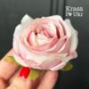 #6510-3 Голівка піоновидної троянди 8 cм - рожева