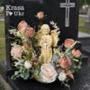Ритуальна композиція з ангелом на кладовище