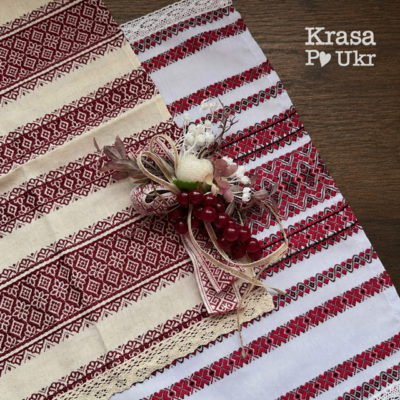 Комплект для освячення на Спаса з серветкою та декором на кошик