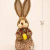 Великий зайчик з соломи, 36 см
