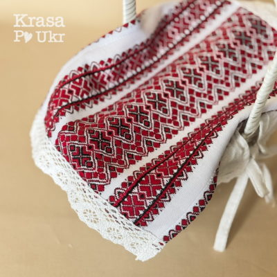 Серветка на дитячий кошик "Вишиванка"