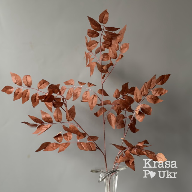 Листя для флористики – березове листя – шоколадне – велика або мала 1 Шоколадне листя для штучної флористики