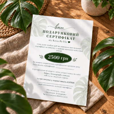ПОДАРУНКОВИЙ СЕРТИФІКАТ